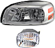 2-Piece Kit Driver Side Halogen Headlight, With bulb(s), OE Replacement, Includes (1) Headlight and (1) Turn Signal Light