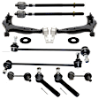 2005 Nissan Quest - 10-Piece Kit Suspension Kit,  Includes (2) Control Arm, (4) Sway Bar Link, and (4) Tie Rod End