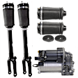 5-Piece Kit Front and Rear, Driver and Passenger Side Suspension Kit, Includes (2) Air Spring, (1) Air Suspension Compressor and (2) Shock Absorber and Strut Assembly