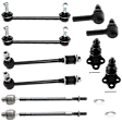 10-Piece Kit Front Suspension Kit, Includes (2) Ball Joint, (4) Sway Bar Link, and (4) Tie Rod End