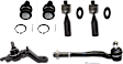6-Piece Kit Front, Passenger Side Suspension Kit, Includes (3) Ball Joint and (3) Tie Rod End
