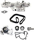 2-Piece Kit Timing Belt Kit, Water Pump Included, Includes (1) Timing Belt Kit and (1) Oil Pump