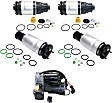 2010-2014 Land Rover LR4 - 5-Piece Kit Air Suspension Kit - 5-Piece Kit, Includes (1) Air Suspension Compressor and (4) Air Spring
