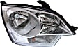 3-Piece Kit Driver and Passenger Side Halogen Headlight, With bulb(s), OE Replacement, Includes (1) Bumper Cover and (2) Headlight