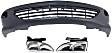 3-Piece Kit, Front Primed Bumper Cover, Includes (1) Bumper Cover and (2) Headlight