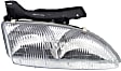3-Piece Kit, Front Primed Bumper Cover, Includes (1) Bumper Cover and (2) Headlight