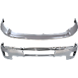 2011 Chevrolet Silverado 2500 HD - 2-Piece Kit Front Bumper, Chrome, Includes (1) Bumper and (1) Bumper Trim