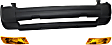 2005-2007 Jeep Liberty - 3-Piece Kit, Front Textured Bumper Cover, Sport Utility, Includes (1) Bumper Cover and (2) Turn Signal Light