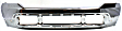 2002 Ford Excursion - 4-Piece Kit Front Bumper, Chrome, Sport Utility, Includes (1) Bumper, (2) Bumper Bracket, and (1) Valance