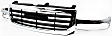 2007 GMC Sierra 1500 Classic SLE - 3-Piece Kit Grille, Chrome Shell with Painted Black Insert, Old Body Style,  Includes (1) Grille and (2) Parking Light