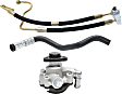 2001 BMW 325i - 3-Piece Kit Power Steering Pump, with LUK LF-20 Style Pump, 2.5L 6Cyl, Without Reservoir, Without Pulley,  Includes (2) Power Steering Hose and (1) Power Steering Pump