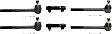 6-Piece Kit Front, Driver and Passenger Side, Inner and Outer Tie Rod End, Includes (4) Tie Rod End and (2) Tie Rod Adjusting Sleeve