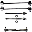 6-Piece Kit Front Suspension Kit, Includes (2) Sway Bar Link and (4) Tie Rod End