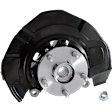 8-Piece Kit Front, Driver and Passenger Side Loaded Knuckle, Includes (2) Axle Assembly, (2) Knuckle, (2) Wheel Bearing, and (2) Wheel Hub