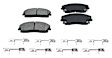2021 Dodge Challenger - 2-Wheel Set Front Brake Disc and Pad Kit, Cross-drilled and Slotted, 5 Lugs, 320.04 mm, Ceramic, RWD, 320mm Front Disc, Single Piston Front Caliper, Solid Rear Disc, Touring Brakes, Except High Performance Brakes, 3.6L 6Cyl