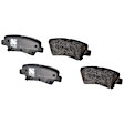 2015 Kia Forte - 2-Wheel Set Rear Brake Disc and Pad Kit, Plain Surface, 261.87 mm, 1.8L 4Cyl, Includes (2) Disc and (1) Pad Set