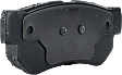 2-Wheel Set Rear Brake Disc and Pad Kit, Plain Surface 5 Lugs 283.72 mm Ceramic Pro-Line Series, Includes (1) Brake Pad Set and (2) Brake Disc