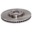 2014 Kia Cadenza Limited - 2-Wheel Set Front Brake Disc and Pad Kit, Plain Surface, 5 Lugs, 320.04 mm, Ceramic, 3.3L 6Cyl, Pro-Line Series  Includes (2) Disc and (1) Pad Set