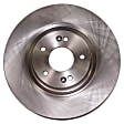 2014 Kia Cadenza Limited - 2-Wheel Set Front Brake Disc and Pad Kit, Plain Surface, 5 Lugs, 320.04 mm, Ceramic, 3.3L 6Cyl, Pro-Line Series  Includes (2) Disc and (1) Pad Set