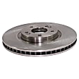 2014 Kia Cadenza Limited - 2-Wheel Set Front Brake Disc and Pad Kit, Plain Surface, 5 Lugs, 320.04 mm, Ceramic, 3.3L 6Cyl, Pro-Line Series  Includes (2) Disc and (1) Pad Set