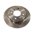 Rear Brake Disc and Pad Kit, Plain Surface, 4 Lugs, Ceramic, Cast Iron, Pro-Line Series
