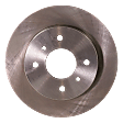 Rear Brake Disc and Pad Kit, Plain Surface, 4 Lugs, Ceramic, Cast Iron, Pro-Line Series