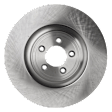 4-Wheel Set Front and Rear Brake Disc and Pad Kit, Plain Surface 5 Lugs Front-354.7 mm/Rear-325.88 mm Organic Pro-Line Series, Includes (4) Disc and (2) Pad Set