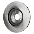 4-Wheel Set Front and Rear Brake Disc and Pad Kit, Plain Surface 5 Lugs Front-354.7 mm/Rear-325.88 mm Organic Pro-Line Series, Includes (4) Disc and (2) Pad Set