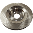 2006 Jeep Grand Cherokee - 2-Wheel Set Front Brake Disc and Pad Kit, Plain Surface, 5 Lugs, 359.92 mm, Semi-metallic, 6.1L 8Cyl, Pro-Line Series  Includes (2) Disc and (1) Pad Set