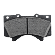2018 Lexus LX570 - 4-Piece Kit Front Brake Disc and Pad Kit, Plain Surface, 5 Lugs, 354.08 mm, Ceramic, 5.7L 8Cyl, Pro-Line Series  Includes (2) Brake Disc and (1) Brake Pad Set