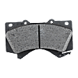 2018 Lexus LX570 - 4-Piece Kit Front Brake Disc and Pad Kit, Plain Surface, 5 Lugs, 354.08 mm, Ceramic, 5.7L 8Cyl, Pro-Line Series  Includes (2) Brake Disc and (1) Brake Pad Set