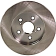 2011 Toyota Prius - 4-Piece Kit Rear Brake Disc and Pad Kit, Plain Surface, 5 Lugs, 259.08 mm, Ceramic, Production Date From November 2010 To April 2011, 1.8L 4Cyl, Pro-Line Series  Includes (2) Brake Disc and (1) Brake Pad Set