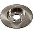 2011 Toyota Prius - 4-Piece Kit Rear Brake Disc and Pad Kit, Plain Surface, 5 Lugs, 259.08 mm, Ceramic, Production Date From November 2010 To April 2011, 1.8L 4Cyl, Pro-Line Series  Includes (2) Brake Disc and (1) Brake Pad Set