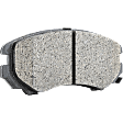 8-Piece Kit Front and Rear Brake Disc and Pad Kit, Plain Surface, Ceramic, 5 Lugs, Cast Iron, Includes (4) Brake Disc and (2) Brake Pad Set, Pro-Line Series