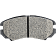 8-Piece Kit Front and Rear Brake Disc and Pad Kit, Plain Surface, Ceramic, 5 Lugs, Cast Iron, Includes (4) Brake Disc and (2) Brake Pad Set, Pro-Line Series