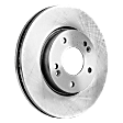 8-Piece Kit Front and Rear Brake Disc and Pad Kit, Plain Surface, Ceramic, 5 Lugs, Cast Iron, Includes (4) Brake Disc and (2) Brake Pad Set, Pro-Line Series