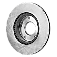 8-Piece Kit Front and Rear Brake Disc and Pad Kit, Plain Surface, Ceramic, 5 Lugs, Cast Iron, Includes (4) Brake Disc and (2) Brake Pad Set, Pro-Line Series