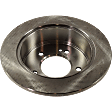 8-Piece Kit Front and Rear Brake Disc and Pad Kit, Plain Surface, Ceramic, 5 Lugs, Cast Iron, Includes (4) Brake Disc and (2) Brake Pad Set, Pro-Line Series