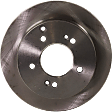 8-Piece Kit Front and Rear Brake Disc and Pad Kit, Plain Surface, Ceramic, 5 Lugs, Cast Iron, Includes (4) Brake Disc and (2) Brake Pad Set, Pro-Line Series