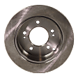 8-Piece Kit Front and Rear Brake Disc and Pad Kit, Plain Surface, Ceramic, 5 Lugs, Cast Iron, Includes (4) Brake Disc and (2) Brake Pad Set, Pro-Line Series