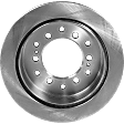 4-Wheel Set Front and Rear Brake Disc and Pad Kit, Plain Surface 6 Lugs Front-338.07 mm/Rear-311.91 mm Ceramic Pro-Line Series, Includes (2) Brake Pad Set and (4) Brake Disc