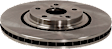 4-Wheel Set Front and Rear Brake Disc and Pad Kit, Plain Surface 5 Lugs Front-327.91 mm/Rear-280.92 mm Copper-Free Ceramic Pro-Line Series, Includes (4) Disc and (2) Pad Set
