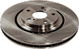 4-Wheel Set Front and Rear Brake Disc and Pad Kit, Plain Surface 5 Lugs Front-327.91 mm/Rear-280.92 mm Copper-Free Ceramic Pro-Line Series, Includes (4) Disc and (2) Pad Set