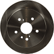 2007 Toyota Highlander - 8-Piece Kit Front and Rear Brake Disc and Pad Kit, Plain Surface, 5 Lugs, Ceramic, 3.3L 6Cyl, Pro-Line Series  Includes (4) Brake Disc and (2) Brake Pad Set