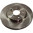 2014 Honda CR-V EX-L - 4-Piece Kit Front Brake Disc and Pad Kit, Plain Surface, 5 Lugs, 295.91 mm, Ceramic, AWD, 2.4L 4Cyl, Pro-Line Series  Includes (2) Brake Disc and (1) Brake Pad Set