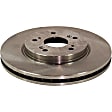 2014 Honda CR-V EX-L - 4-Piece Kit Front Brake Disc and Pad Kit, Plain Surface, 5 Lugs, 295.91 mm, Ceramic, AWD, 2.4L 4Cyl, Pro-Line Series  Includes (2) Brake Disc and (1) Brake Pad Set