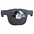 2-Wheel Set Rear Brake Disc and Pad Kit, Plain Surface 5 Lugs 330 mm Organic Pro-Line Series, Includes (2) Brake Disc and (1) Brake Pad Set
