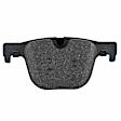 2-Wheel Set Rear Brake Disc and Pad Kit, Plain Surface 5 Lugs 330 mm Organic Pro-Line Series, Includes (2) Brake Disc and (1) Brake Pad Set