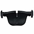 2-Wheel Set Rear Brake Disc and Pad Kit, Plain Surface 5 Lugs 330 mm Organic Pro-Line Series, Includes (2) Brake Disc and (1) Brake Pad Set