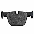 2-Wheel Set Rear Brake Disc and Pad Kit, Plain Surface 5 Lugs 330 mm Organic Pro-Line Series, Includes (2) Brake Disc and (1) Brake Pad Set